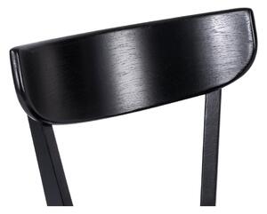 Czarne krzesło z drewna dębowego Arch – Bonami Selection