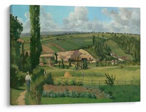 Obraz - Camille Pissarro, Landscape at Les Pâtis, Pontoise, reprodukcje (70x50 cm)