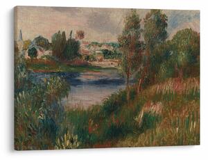 Obraz - Auguste Renoir, Landscape at Vetheuil, reprodukcje (70x50 cm)