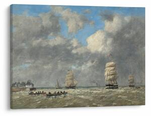 Obraz - Eugène Boudin, Le Havre, reprodukcje (70x50 cm)