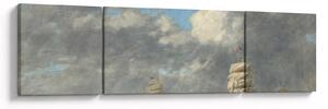 Obraz - Eugène Boudin, Le Havre, reprodukcje (170x50 cm)