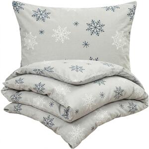 4Home Pościel flanelowa Snow Romance, 220 x 200 cm, 2 szt. 70 x 90 cm, 220 x 200 cm, 2 szt. 70 x 90 cm