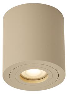 Nowoczesny spot sufitowy Taupe GU10 50mm IP44 - Capa