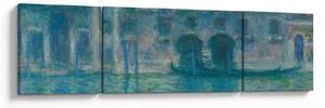 Obraz - Claude Monet, Palazzo da Mula, Venice, reprodukcje (170x50 cm)