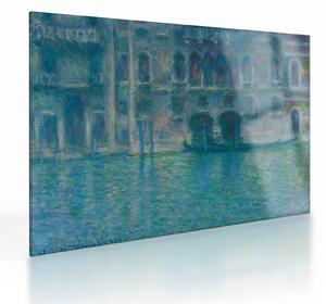 Obraz na szkle - Claude Monet, Palazzo da Mula, Venice, reprodukcje (70x50 cm)