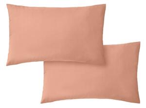 Poszewki na poduszki z perkalu bawełnianego zestaw 2 szt. 50x75 cm Cotton Percale – Bianca