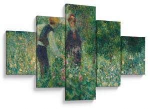 Obraz - Auguste Renoir, Picking Flowers, reprodukcje (125x70 cm)