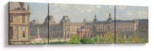 Obraz - Camille Pissarro, Place du Carrousel, Paris, reprodukcje (170x50 cm)
