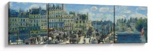 Obraz - Auguste Renoir, Pont Neuf, Paris, reprodukcje (170x50 cm)