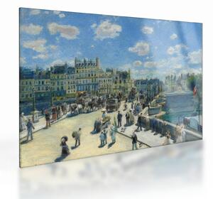 Obraz na szkle - Auguste Renoir, Pont Neuf, Paris, reprodukcje (70x50 cm)