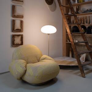 GUBI Lampa stojąca Stemlite, możliwość ściemniania, aluminiowy / szary / cynkowy, salon / jadalnia, metal, design