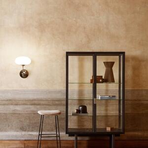 GUBI Kinkiet Stemlite, możliwość ściemniania, chromowy / srebrny, salon / jadalnia, metal, design