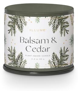 Zapachowa sojowa świeca czas palenia 50 h Balsam & Cedar – ILLUME x Bloomingville