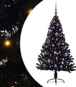 Sztuczna choinka z oświetleniem na Boże Narodzenie 150 cm PVC