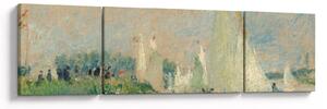 Obraz - Auguste Renoir, Regatta at Argenteuil, reprodukcje (170x50 cm)