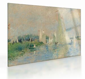 Obraz na szkle - Auguste Renoir, Regatta at Argenteuil, reprodukcje (70x50 cm)