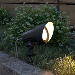 Philips Reflektor z grotem ziemnym Cylr, czarny, wtyczką, IP44, GU10 Cylr, czarny, aluminium