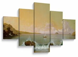 Obraz - Martin Johnson Heade, Rio de Janeiro Bay, reprodukcje (125x70 cm)