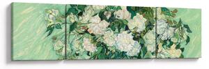 Obraz - Vincent van Gogh, Roses, reprodukcje (170x50 cm)