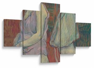 Obraz - Henri de Toulouse-Lautrec, Rue des Moulins, reprodukcje (125x70 cm)