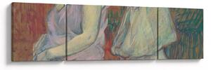 Obraz - Henri de Toulouse-Lautrec, Rue des Moulins, reprodukcje (170x50 cm)