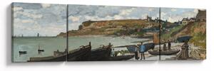 Obraz - Claude Monet, Sainte Adresse, reprodukcje (170x50 cm)