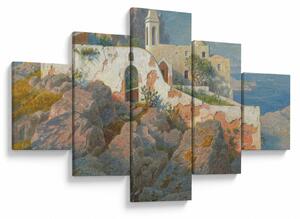 Obraz - William Stanley Haseltine, Santa Maria a Cetrella, Anacapri, reprodukcje (125x70 cm)