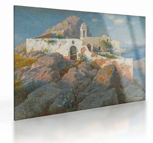 Obraz na szkle - William Stanley Haseltine, Santa Maria a Cetrella, Anacapri, reprodukcje (70x50 cm)