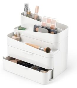 Biały plastikowy organizer łazienkowy Glam – Umbra