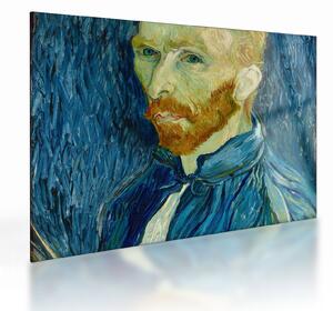 Obraz na szkle - Vincent van Gogh, Self-Portrait, reprodukcje (70x50 cm)