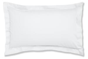 Zestaw 2 białych bawełnianych poszewek na poduszki Bianca Oxford, 50x75 cm