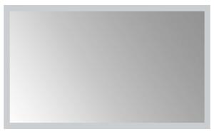 Lustro łazienkowe LED przezroczysty 50 x 30 cm szkło hartowane