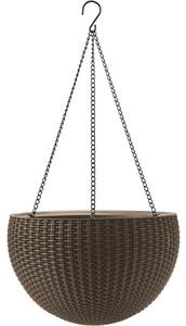 Plastikowa wisząca i ścienna doniczka ø 35 cm Hangingsphere – Keter