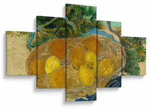 Obraz - Vincent van Gogh, Still Life of Oranges and Lemons with Blue Gloves, reprodukcje (125x70 cm)
