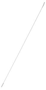 Pręt do zasłon metalowy biały 125cm