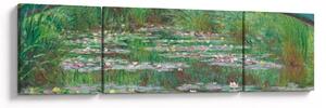 Obraz - Claude Monet, The Japanese Footbridge, reprodukcje (170x50 cm)