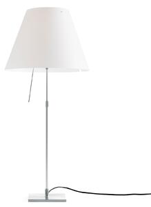 Lampa Stołowa Luceplan, Costanza, ściemnialny, biały, salon, metal, design