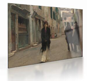 Obraz na szkle - John Singer Sargent, Street in Venice, reprodukcje (70x50 cm)