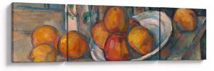 Obraz - Paul Cézanne, Still Life with Milk Jug and Fruit, reprodukcje (170x50 cm)