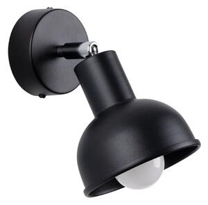 Czarny ruchomy kinkiet punktowy z metalu - A625 S2-C69