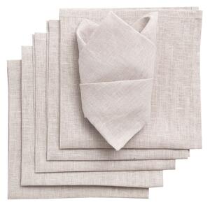 Komplet serwetek 6 szt. 42x42cm Linen 159-15