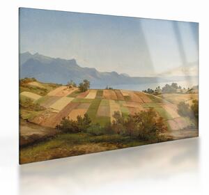 Obraz na szkle - Alexandre Calame, Swiss Landscape, reprodukcje (70x50 cm)