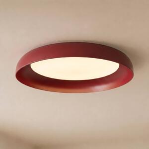 Lampa sufitowa Florie Lindby, czerwony, salon / jadalnia, tworzywo sztuczne, nowoczesny