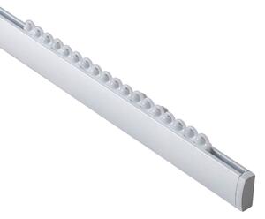 Szyna sufitowa aluminiowa Premium pojedyncza 150cm biała - komplet