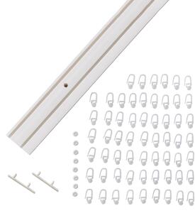 Szyna sufitowa podwójna 210cm - komplet