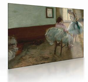 Obraz na szkle - Edgar Degas, The Dance Lesson, reprodukcje (70x50 cm)