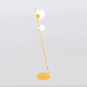 Lampa stojąca podłogowa designerska pomarańczowa stick 2xG9 8W TATU Emibig