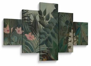 Obraz - Henri Rousseau, The Equatorial Jungle, reprodukcje (125x70 cm)