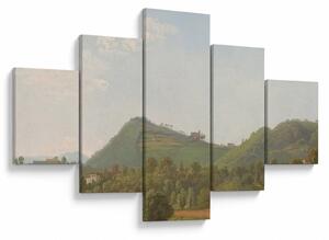 Obraz - Simon Denis, View Near Naples, reprodukcje (125x70 cm)