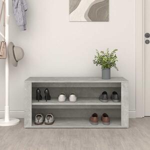 Półka na buty, betonowa szarość, 100x35x45 cm